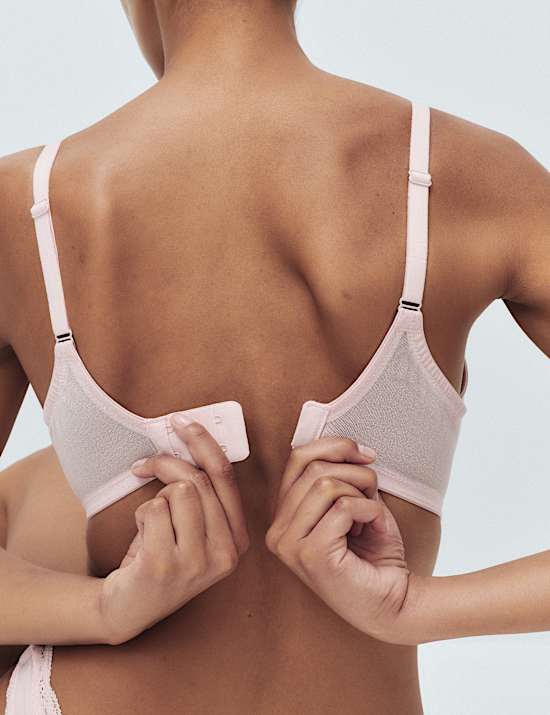 3 Pack Wired Plunge Bras (F-H)