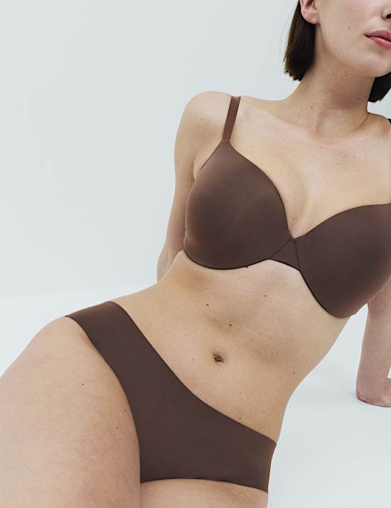 Body Invisibles&trade; Padded Wired Demi Cup Bra (F+)