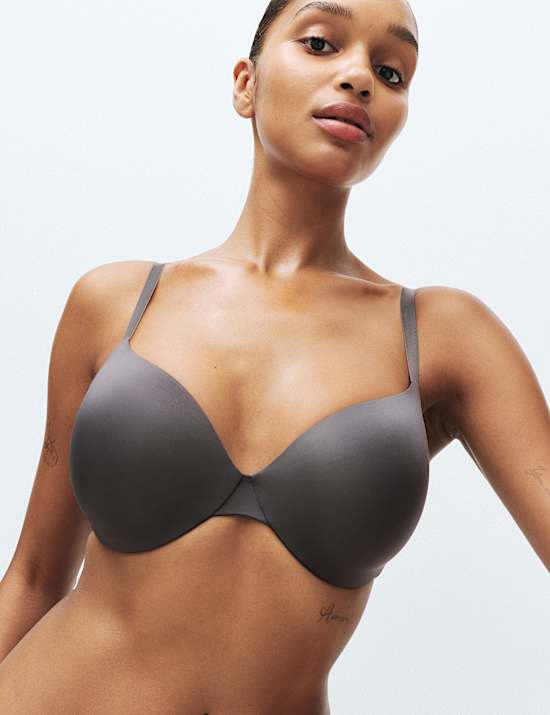 Body Invisibles&trade; Padded Wired Demi Cup Bra (F+)