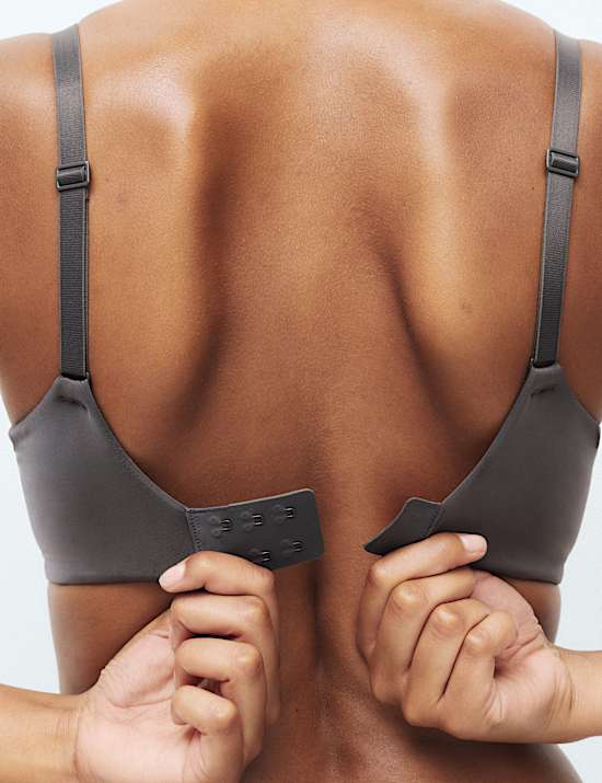 Body Invisibles&trade; Padded Wired Demi Cup Bra (F+)