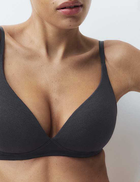 3pk Non Wired Plunge T-Shirt Bras A-E