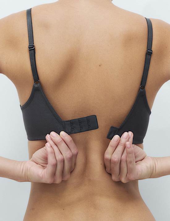 3pk Non Wired Plunge T-Shirt Bras A-E