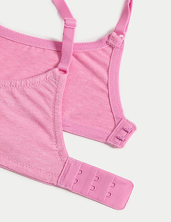 3pk Non Wired Plunge T-Shirt Bras A-E