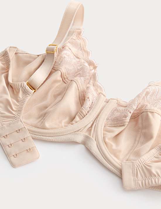 חזיית Amelia עם ברזלים, קאפ מלא ותחרה (מידות F-J‎)