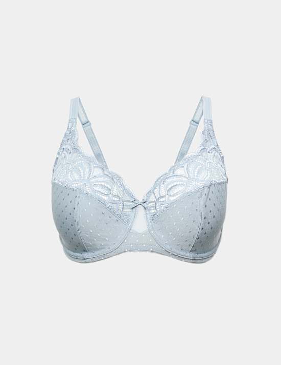 Amelia Lace Wired Full Cup Bra (F-J)