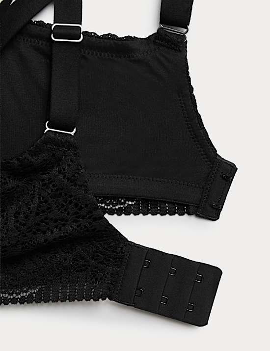 חזיית &trade;Body Soft עם מחשוף עמוק וברזלים (מידות F-H)