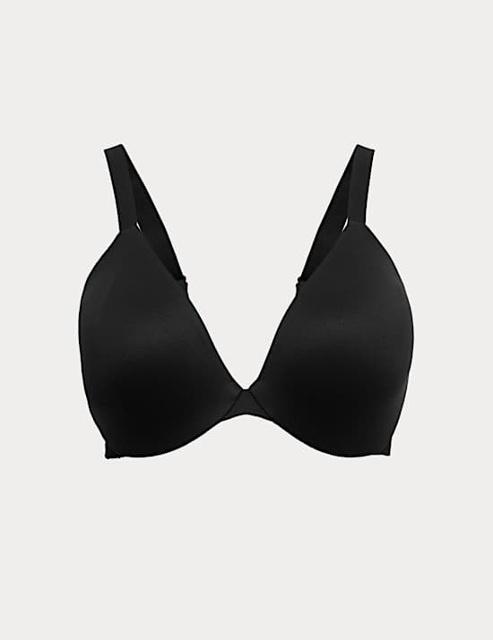 חזיית &trade;Body Soft עם מחשוף עמוק וברזלים (מידות F-H)