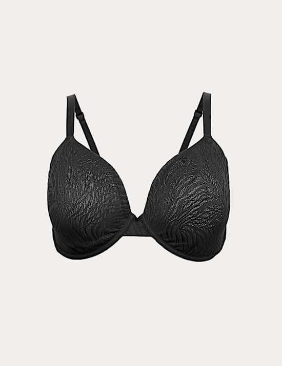 Body Lace Wired Demi Cup Bra (F+)