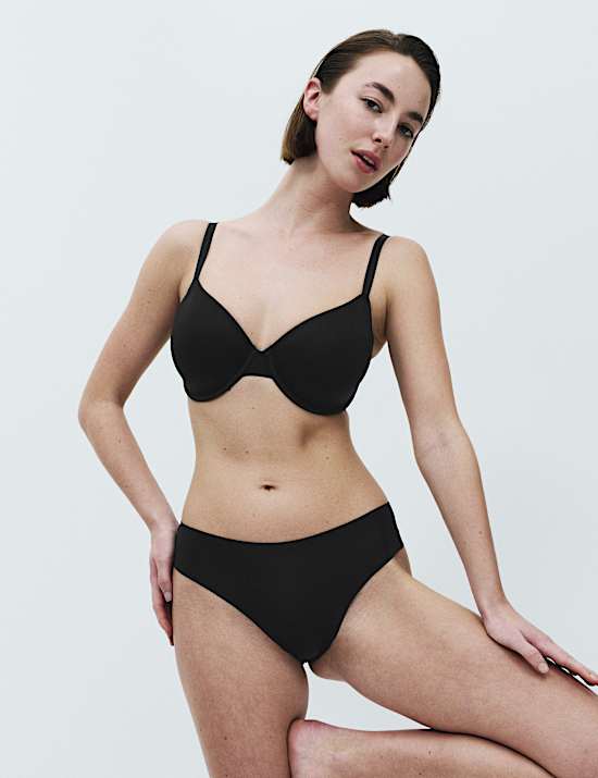 Body Invisibles&trade; Non-Padded Wired Demi Cup Bra (F+)