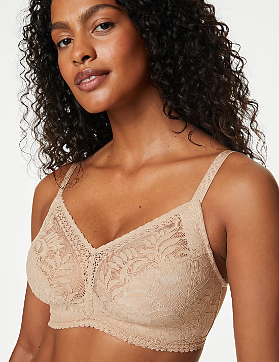 Flexifit&trade; Lace Non Wired Bralette F-H