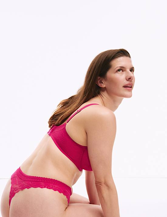 Σουτιέν μέγιστης στήριξης Flexifit™ με δαντέλα και μπανέλα (F-H)