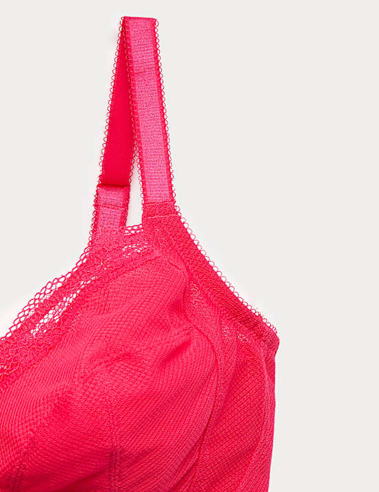 Soutien-gorge bustier sans armature en dentelle Jasmine, bonnets F+