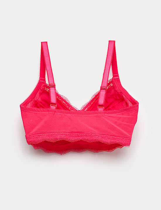 Soutien-gorge bustier sans armature en dentelle Jasmine, bonnets F+