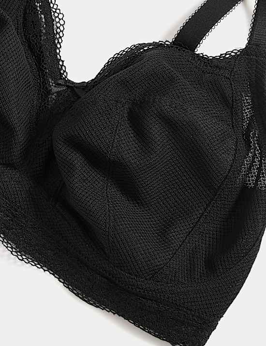 Braletka Jasmine bez kostic s krajkovými lemy, vel. F+