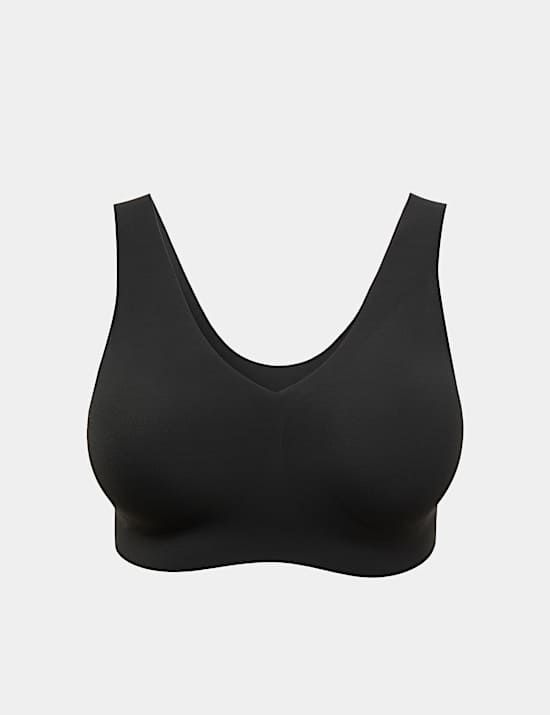 קרופ טופ Body Invisibles&trade;&lrm; עם מחשוף וי (מידות F+&lrm;)