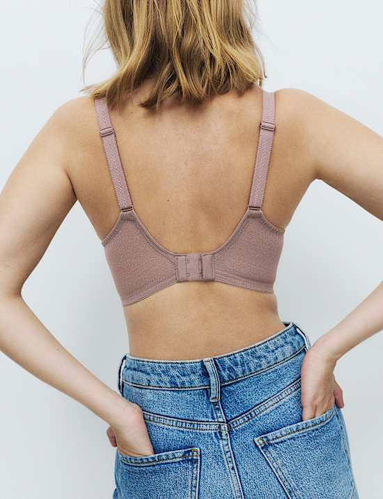 2 Pack Mesh Extra Support Bras (F-J)