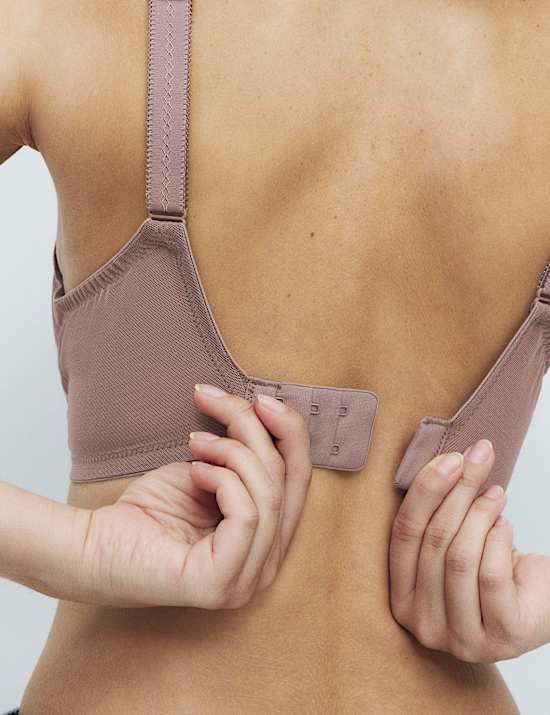 2 Pack Mesh Extra Support Bras (F-J)