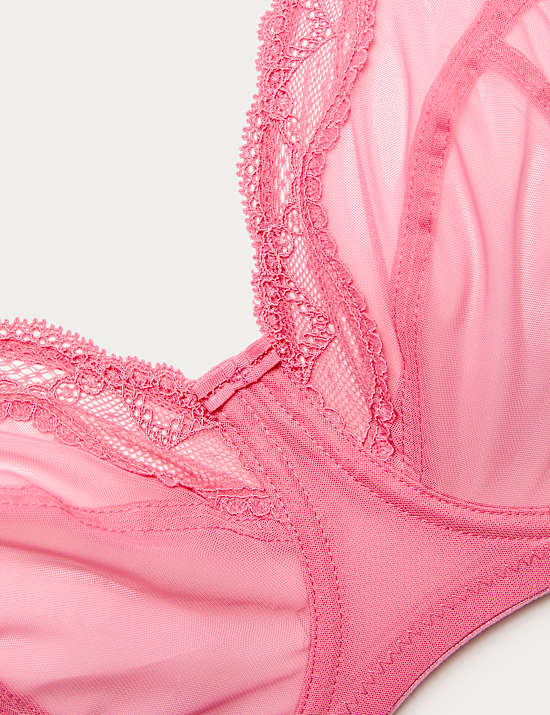 2 Pack Mesh Extra Support Bras (F-J)