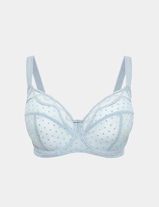 Mesh Wired Extra Support Bra F-J
