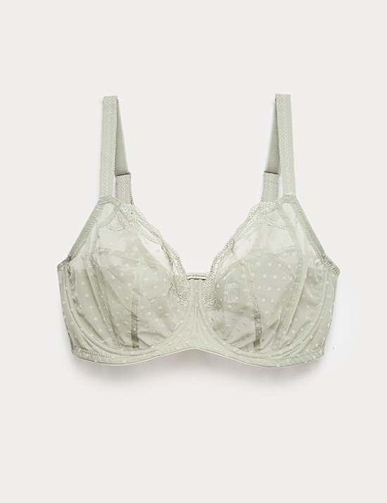 Mesh Wired Extra Support Bra (F-J)