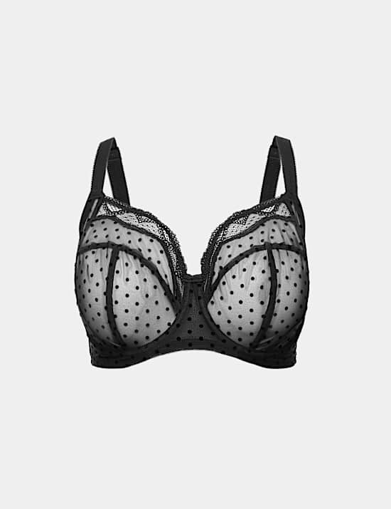 Mesh Wired Extra Support Bra F-J