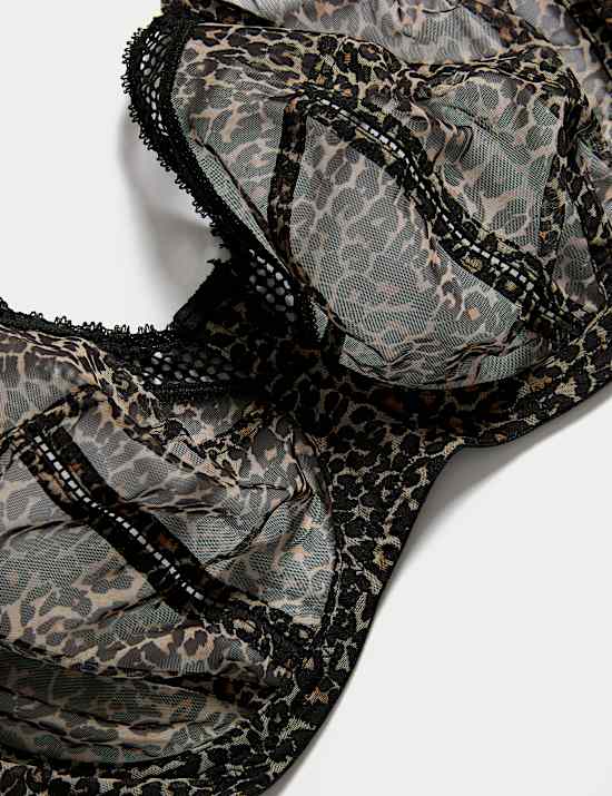 Mesh Wired Extra Support Bra F-J
