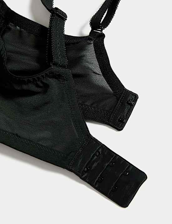 Mesh Wired Extra Support Bra F-J