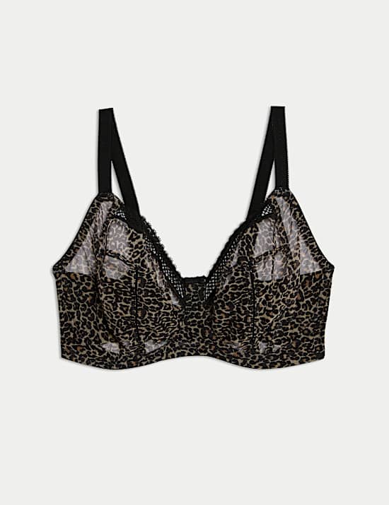 Mesh Wired Extra Support Bra F-J