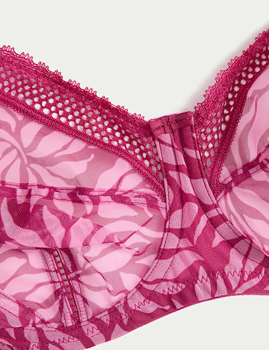 Mesh Wired Extra Support Bra F-J