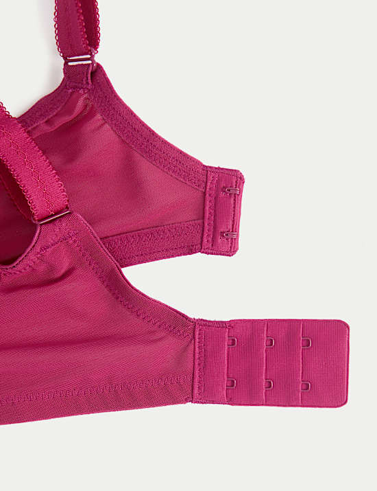 Mesh Wired Extra Support Bra F-J