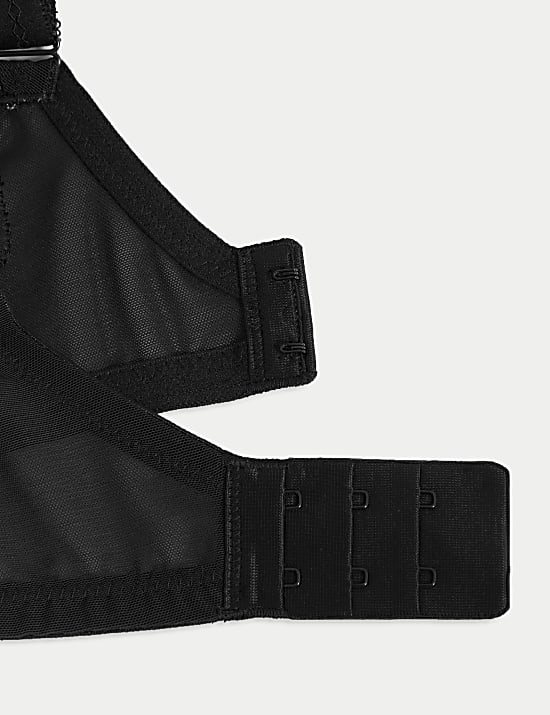 Mesh Wired Extra Support Bra F-J
