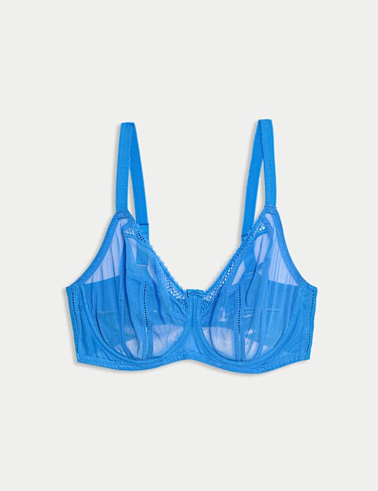 Mesh Wired Extra Support Bra (F-J)