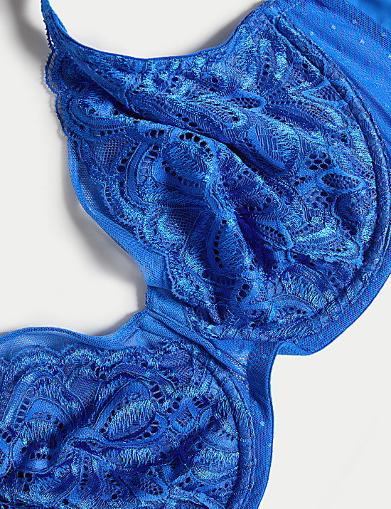 Amelia Lace Natural Lift Wired Full Cup Bra (F+)