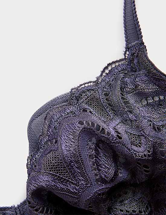 Amelia Lace Natural Lift Wired Full Cup Bra (F+)