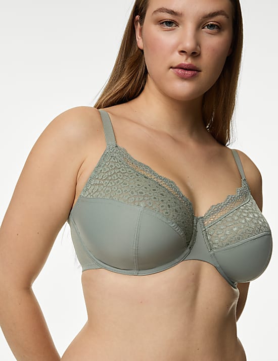 3 pak Bra Cup Penuh Berkawat F-H