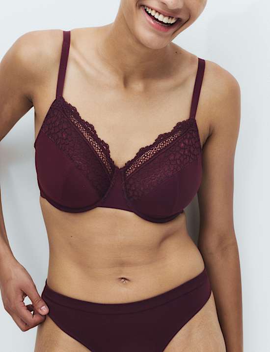 3pk Wired Full Cup Bras F-H