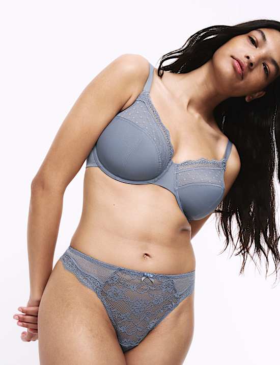 Set van 3 beugel-bh's met hele cup, cupmaten F-H