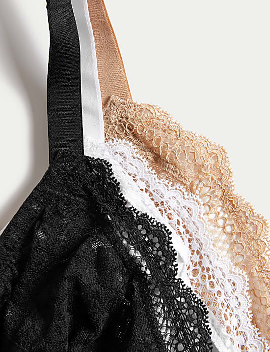 3 pak Bra Cup Penuh Berkawat F-H