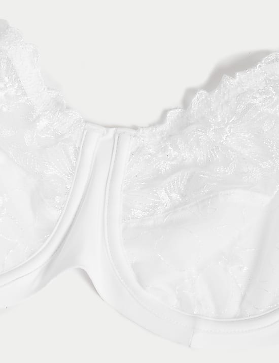 Embrace Embroidered Wired Strapless Bra F-H