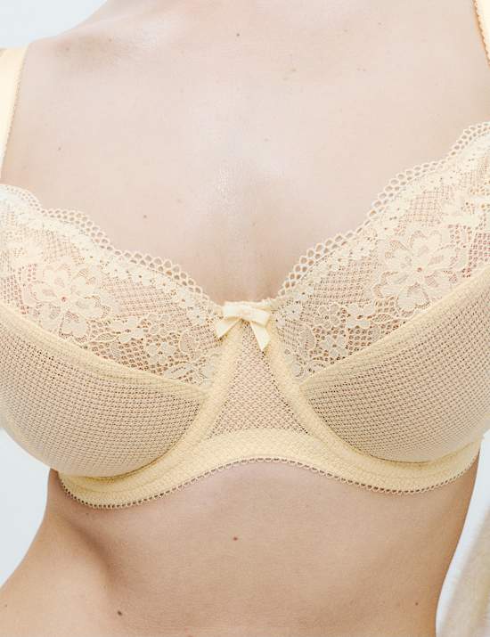 2 Pack Jasmine Lace Wired Balcony Bras (F+)
