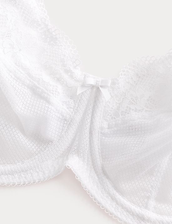 Balkonov&eacute; podprsenky Jasmine s kosticemi a krajkou, sada 2 kusů (F+)