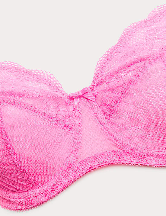 Soutien-gorge &agrave; balconnet &agrave; armatures et dentelle Jasmine, bonnets F &agrave; H