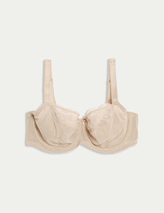 Jasmine Lace Wired Balcony Bra (F-H)