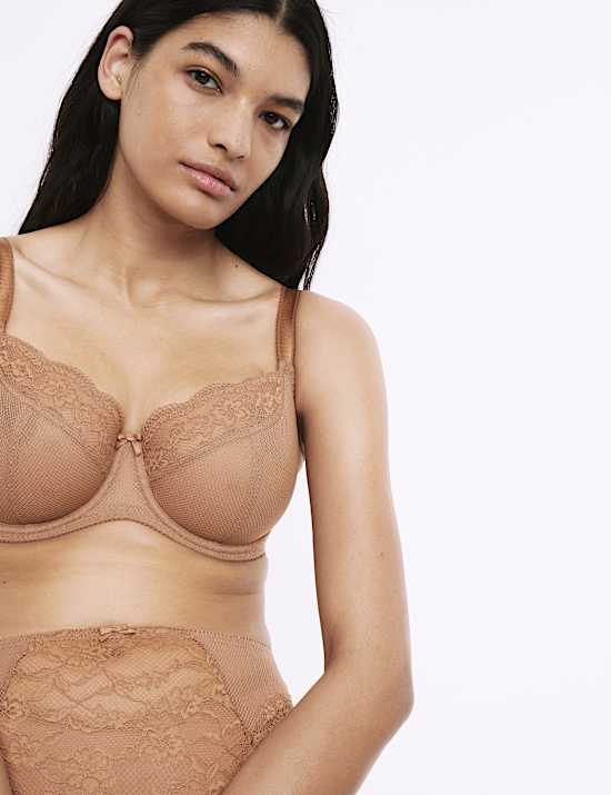 Jasmine Lace Wired Balcony Bra (F-H)