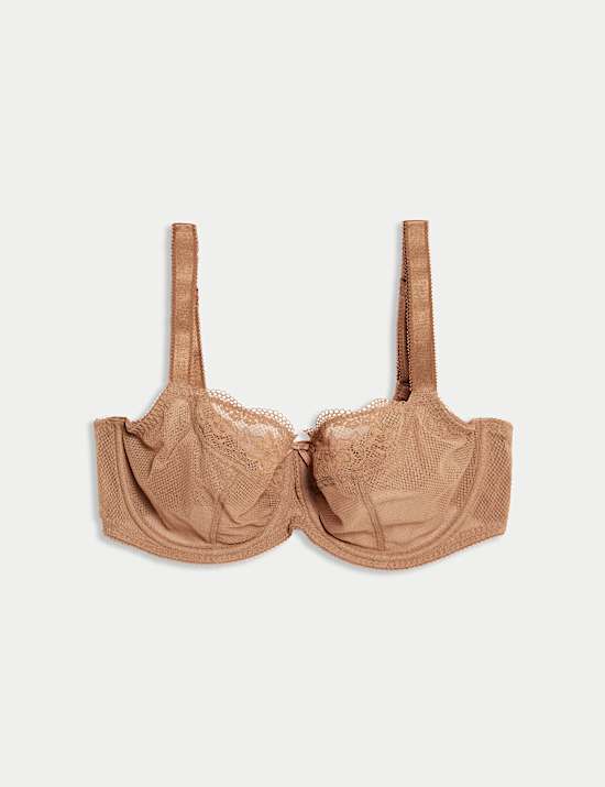 Jasmine Lace Wired Balcony Bra (F-H)