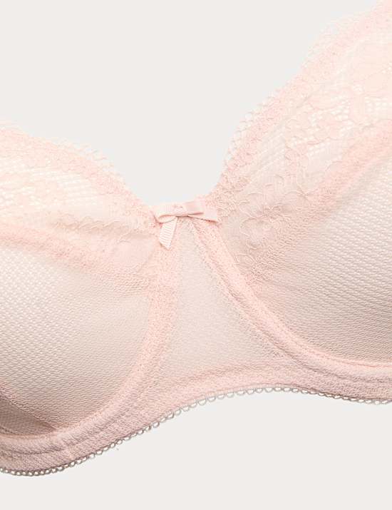 Jasmine Lace Wired Balcony Bra (F-H)