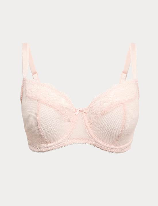 Jasmine Lace Wired Balcony Bra (F-H)