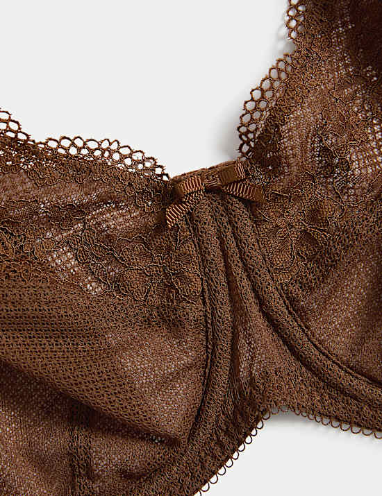 חזיית בלקונט Jasmine עם ברזלים ותחרה (מידות F-H)