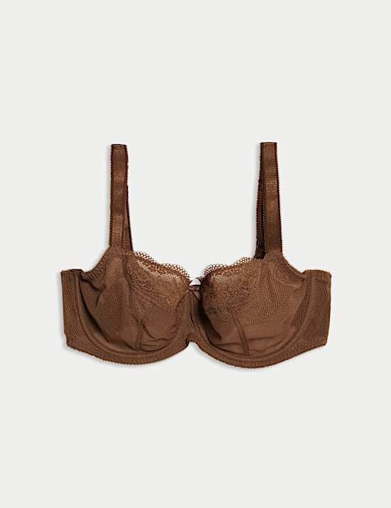 חזיית בלקונט Jasmine עם ברזלים ותחרה (מידות F-H)