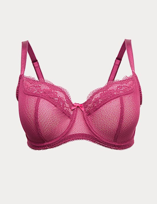 Jasmine Lace Wired Balcony Bra (F-H)